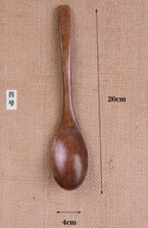 Cuillère Japonaise en Bois — Service & Dégustation