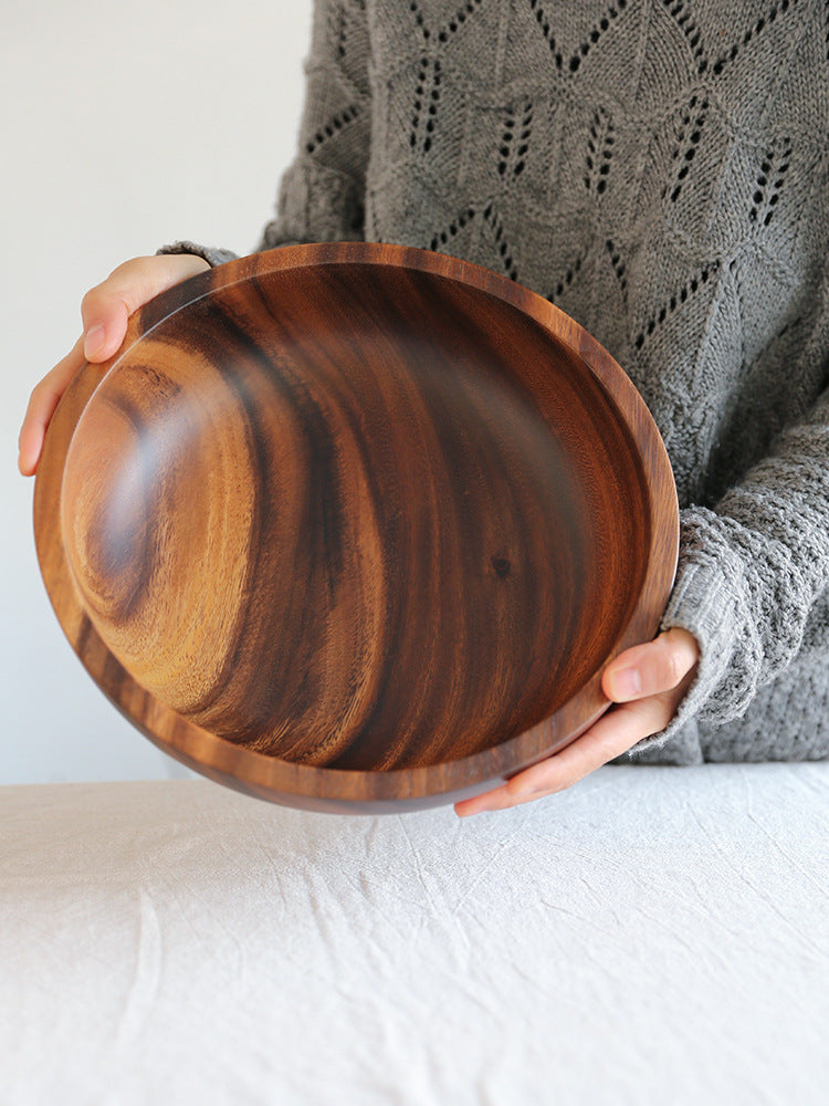 Saladier en Bois d'Acacia — Grand Bol de Service