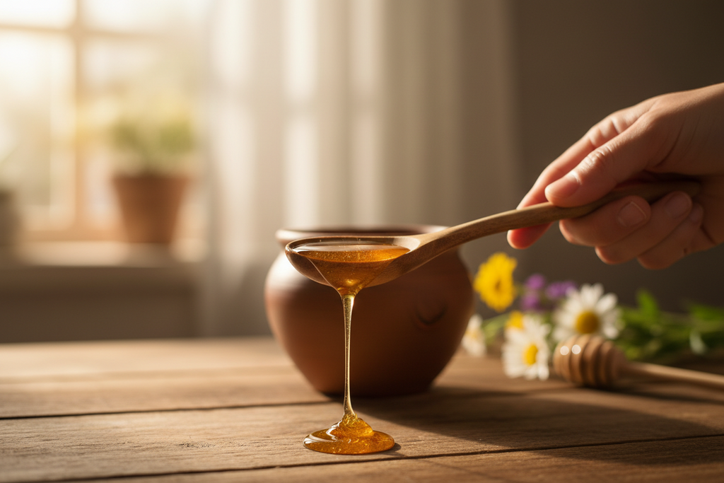Cuillère Japonaise en Bois — Service & Dégustation